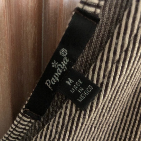 Papaya brown stripe tank top - Picture 4 of 4